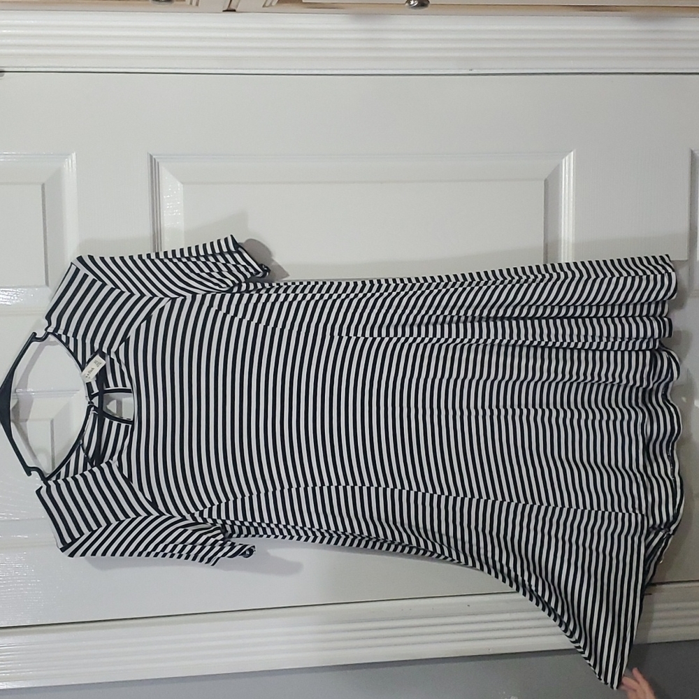 Striped T-Shirt Dress